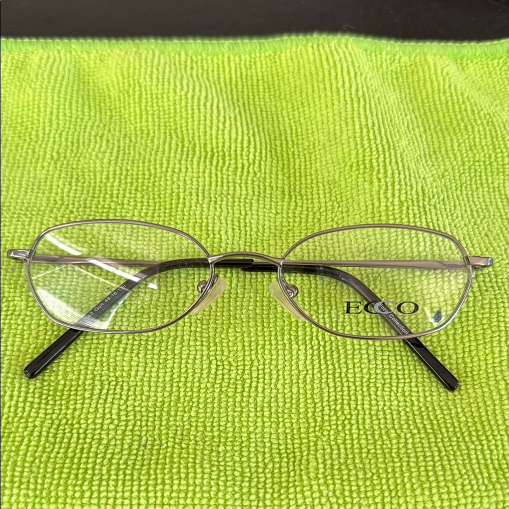 Ecco Silver and Black Women's Glasses